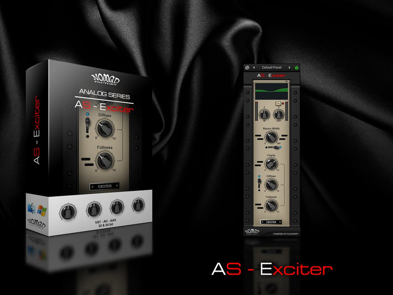 New Nomad Factory AS - Exciter Plugin Software - AAX/VST/Mac/PC (Download/Activation)