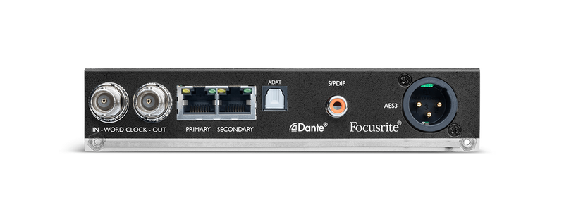 New Focusrite TWO-CHANNEL A-D CARD FOR ISA ONE, INCLUDING DANTE CONNECTIVITY