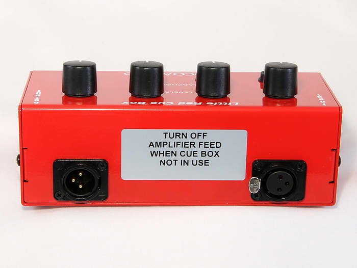 New REDCO Little Red Cue Box 4-Headphone Monitor Box w/Individual Level Control