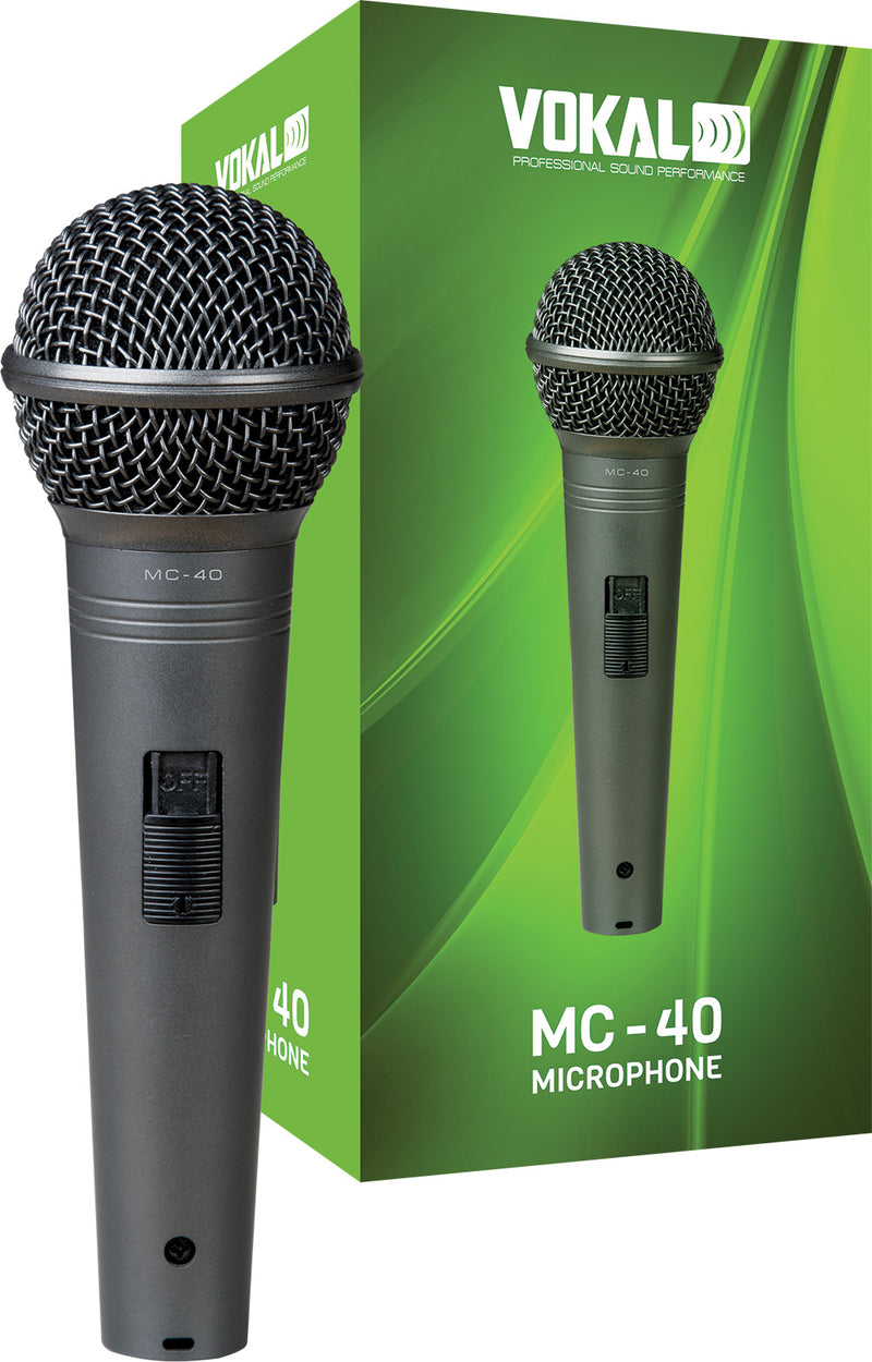 New Vokal Professional MC-40 Dynamic Unidirectional Microphone
