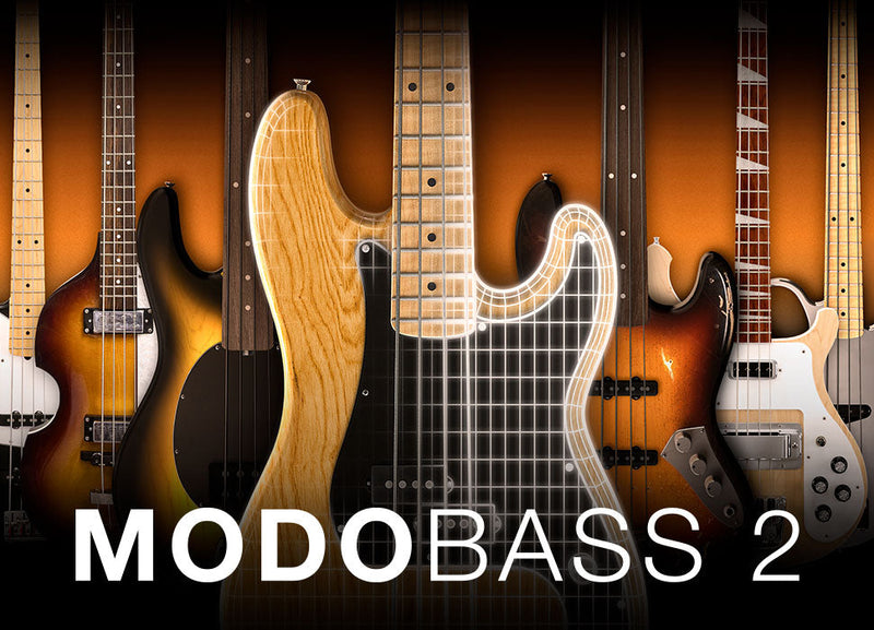 New IK Multimedia MODO BASS 2 Electric Bass VST - Upgrade - (Download/Activation Card)
