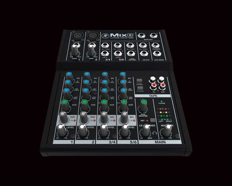 New Mackie Mix8 Mix Series Compact Mixer