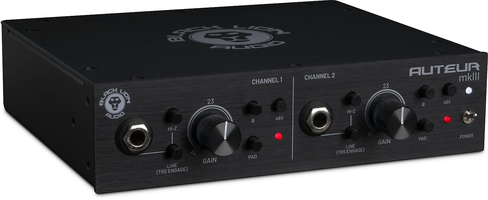 New Black Lion Audio Auteur MkIII 2-Channel Microphone Preamp - Fast And Transparent — Perfect for Capturing Every Nuance and Detail!