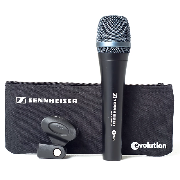 New Sennheiser e945 Supercardioid Dynamic Handheld Vocal Microphone - Bundle w/Stand