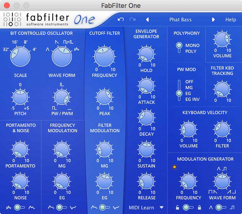 New FabFilter One Virtual Processor Software Plug-ins Mac/PC AU VST (Download/Activation Card)
