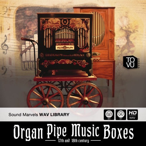New TovuSound Organ Pipe Music Boxes VST/AAX MAC/PC Software - (Download/Activation Card)