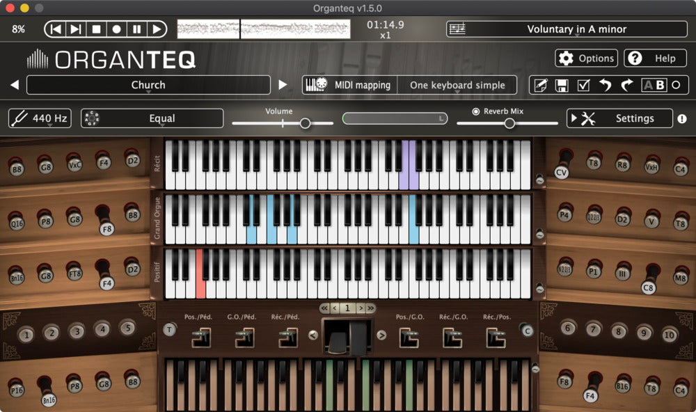 New Pianoteq ORGANTEQ 2 Software (Download/Activation Card)