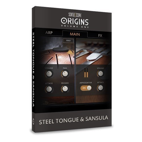 New Sonuscore Origins Vol.1: Steel Tongue & Sansula Virtual Instrument AAX AU VST MAC/PC Software -(Download/Activation Card)