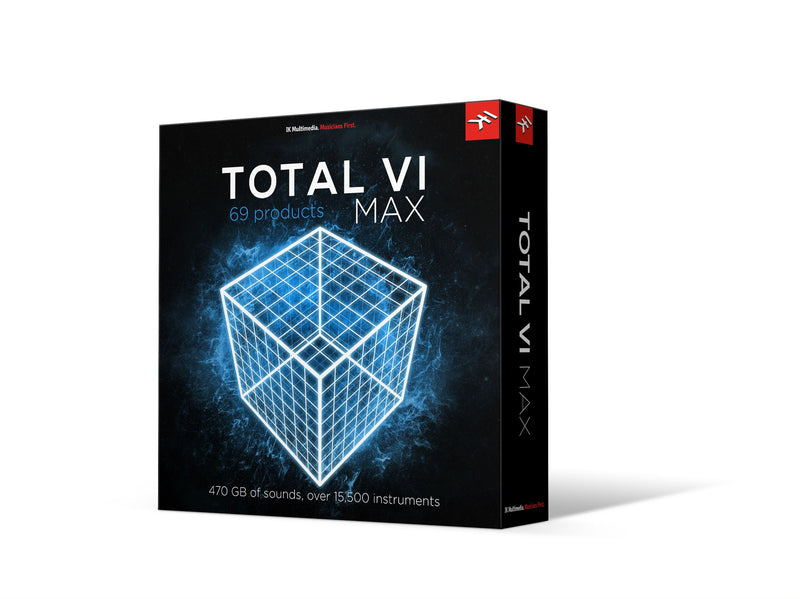 New IK Multimedia Total VI MAX Upgrade - A massive bundle of 69 award-winning virtual instruments  from IK Multimedia AAX/VST/Mac/PC (Download/Activation Card)