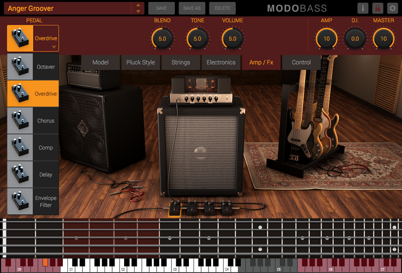 New IK Multimedia MODO BASS SE Electric Bass Virtual Instrument - (Download/Activation Card)