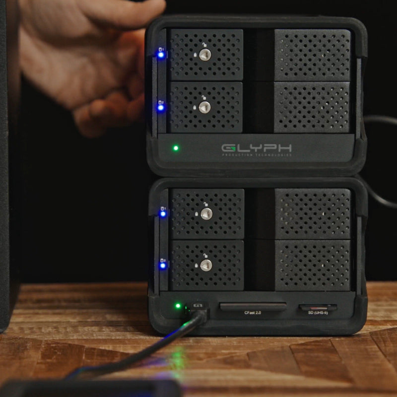 Glyph Technologies 8TB Blackbox Pro RAID | 7200RPM USB 3.1 Type-C External Hard Drive