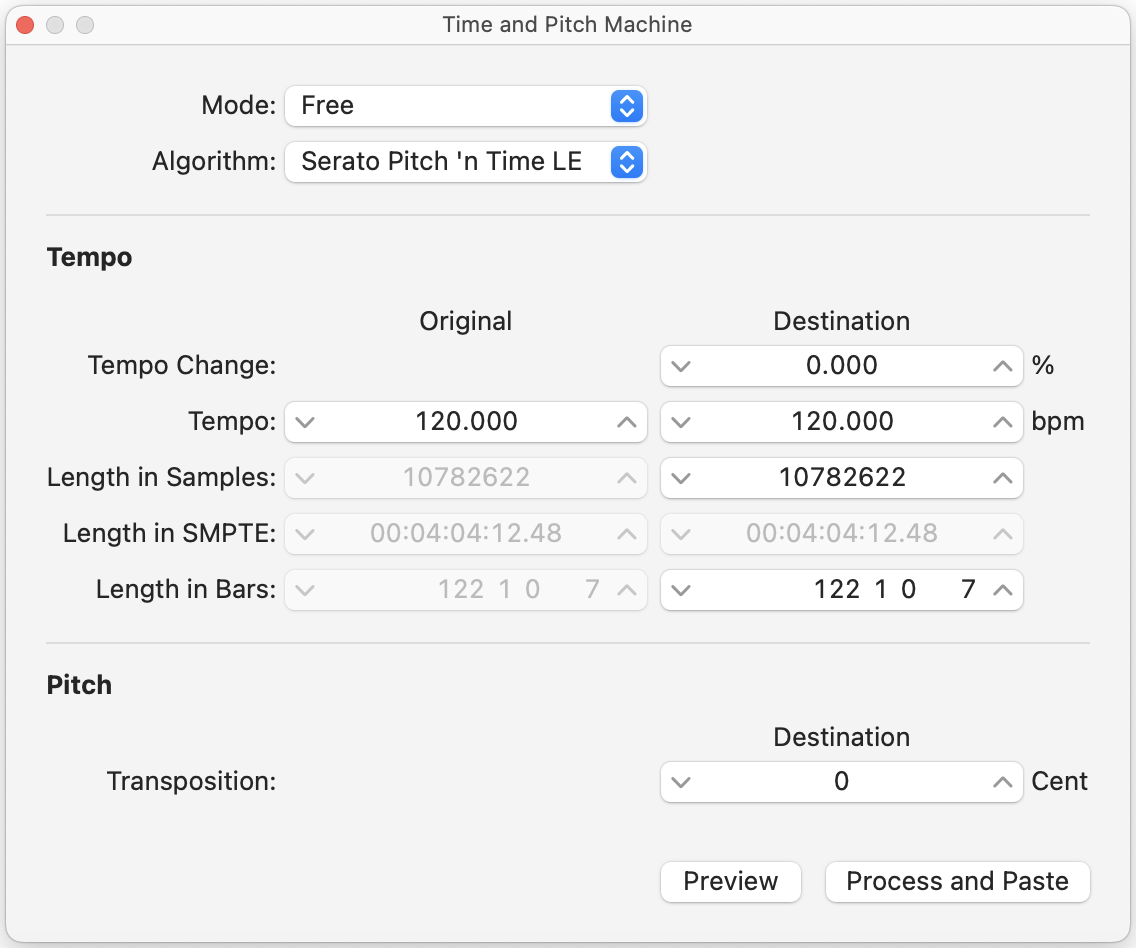 New Serato Pitch n' Time LE - Time-Stretching & Pitch Shifting - AU/VST - Download/Activation Card