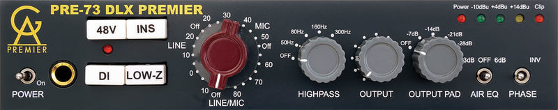 New Golden Age Project PRE-73 Deluxe Premier Single Channel 73-Style Microphone Preamp