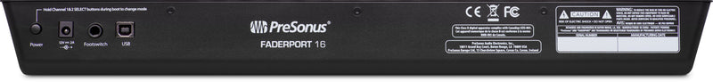 New PreSonus FaderPort® 16: 16-channel Mac/PC Mix Production Controller