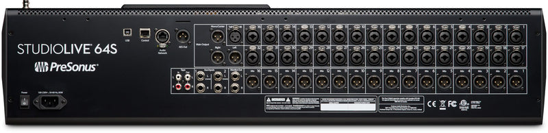 New PreSonus StudioLive 64S Series III S 64-Channel/43-Bus Digital Mixer/Recorder/Interface