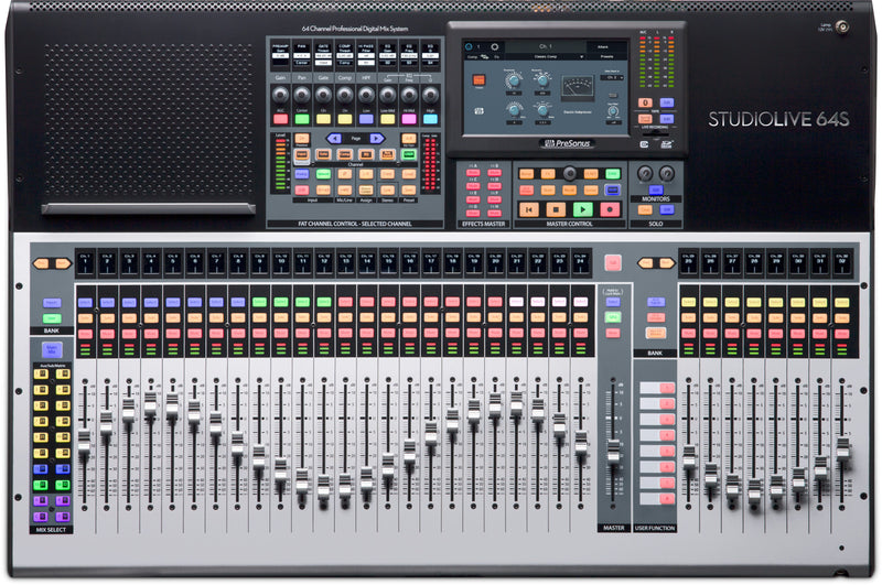 New PreSonus StudioLive 64S Series III S 64-Channel/43-Bus Digital Mixer/Recorder/Interface