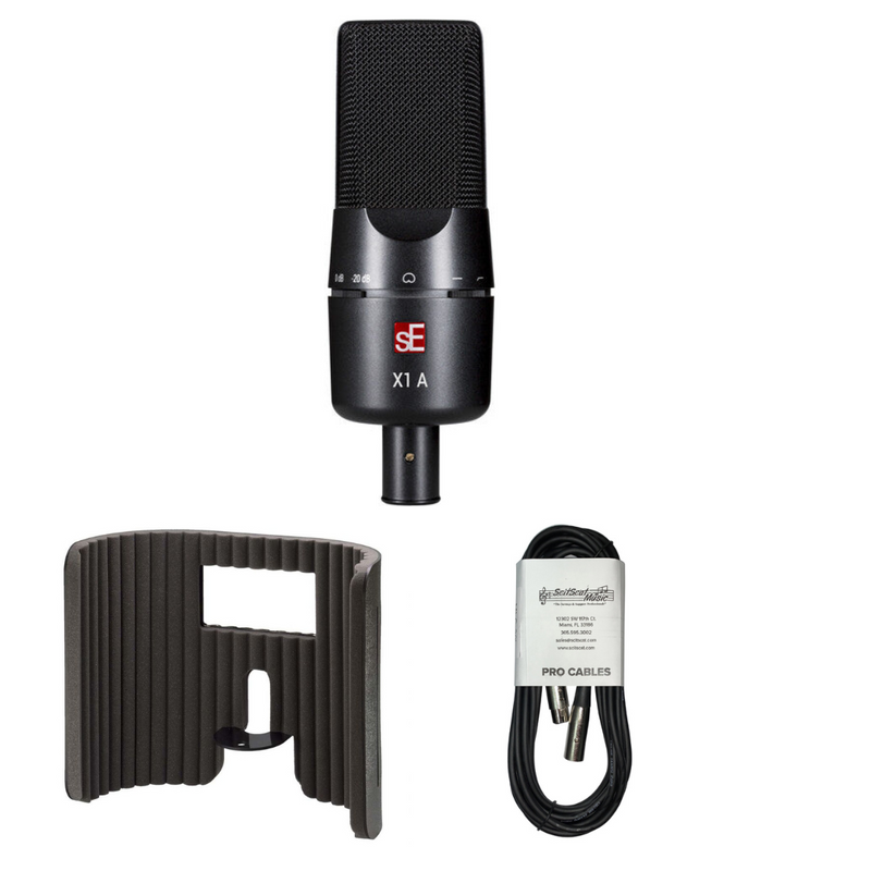 sE Electronics X1A Cardioid Condenser Microphone - Primacoustics Bundle