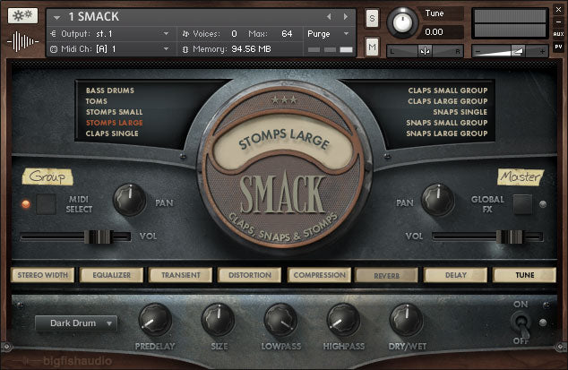 New Big Fish Audio Smack MAC/PC Software (Download/Activation Card)