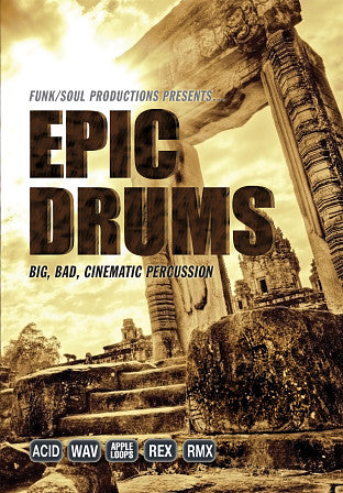 New Big Fish Audio EPIC DRUMS MAC/PC Software (Download/Activation Card)