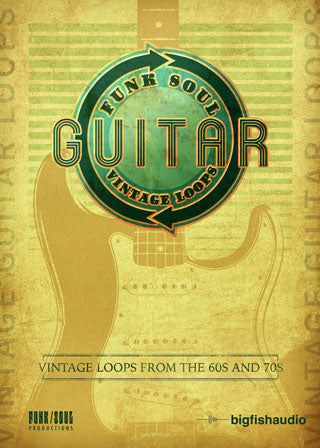 New Big Fish Audio FUNK SOUL VINTAGE GUITAR LOOPS MAC/PC Plugin Software (Download/Activation Card)