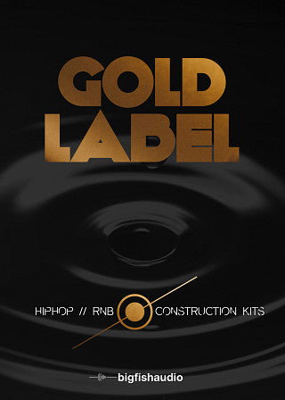 New Big Fish Audio GOLD LABEL: HIP HOP AND RNB MAC/PC Plugin Software (Download/Activation Card)