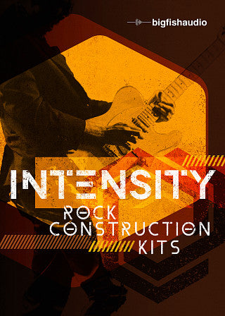 New Big Fish Audio INTENSITY: ROCK CONSTRUCTION KITS MAC/PC Plugin Software (Download/Activation Card)