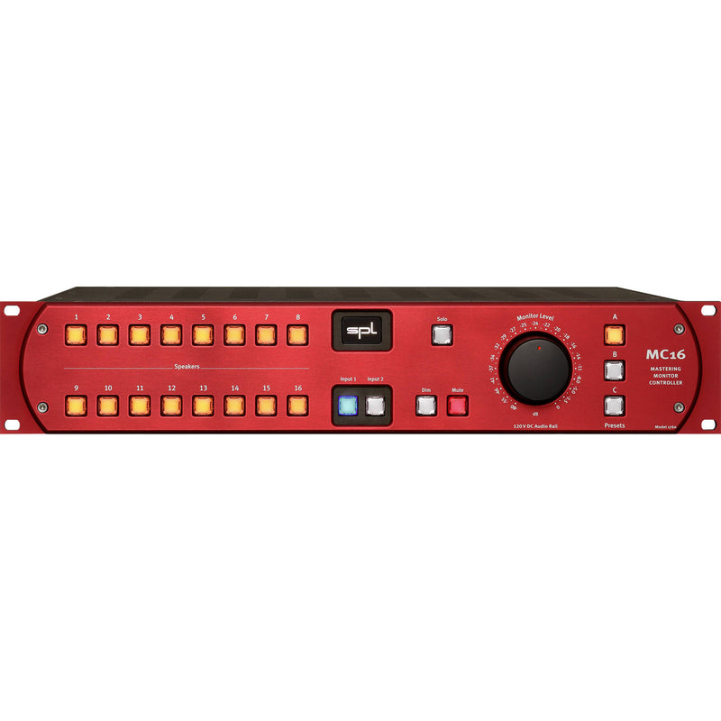 SPL MC16 Multi-Channel Monitor Controller (Red)
