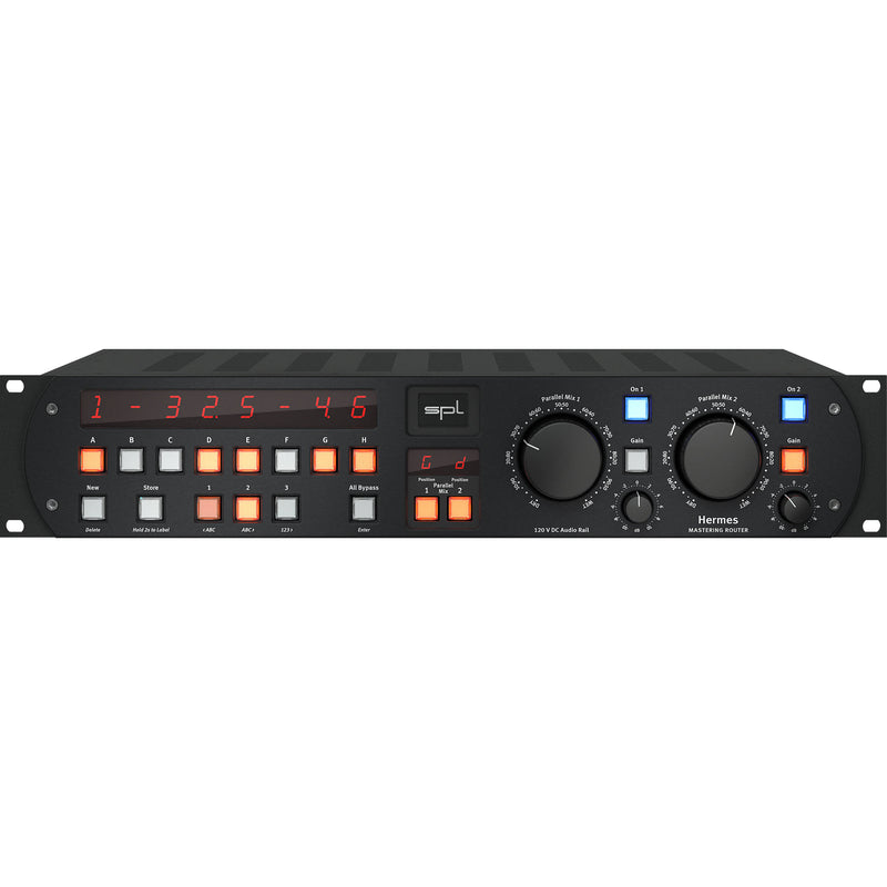 SPL Hermes Mastering Router with Dual Parallel Mixes (All Black)