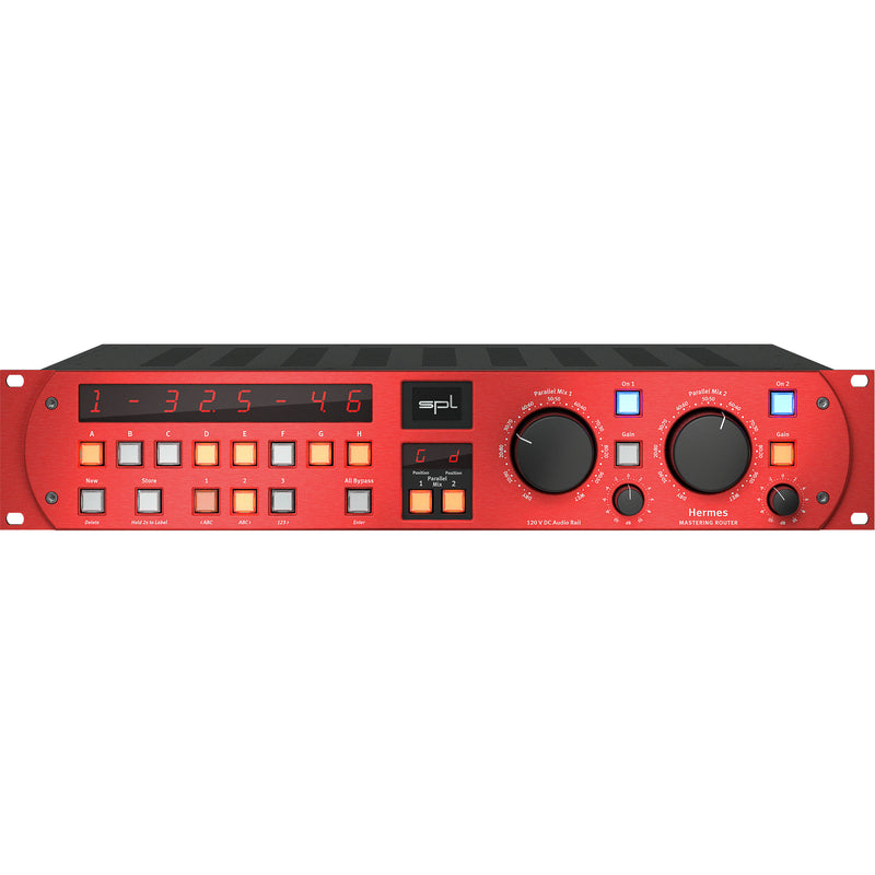 SPL Hermes Mastering Router with Dual Parallel Mixes (Red)