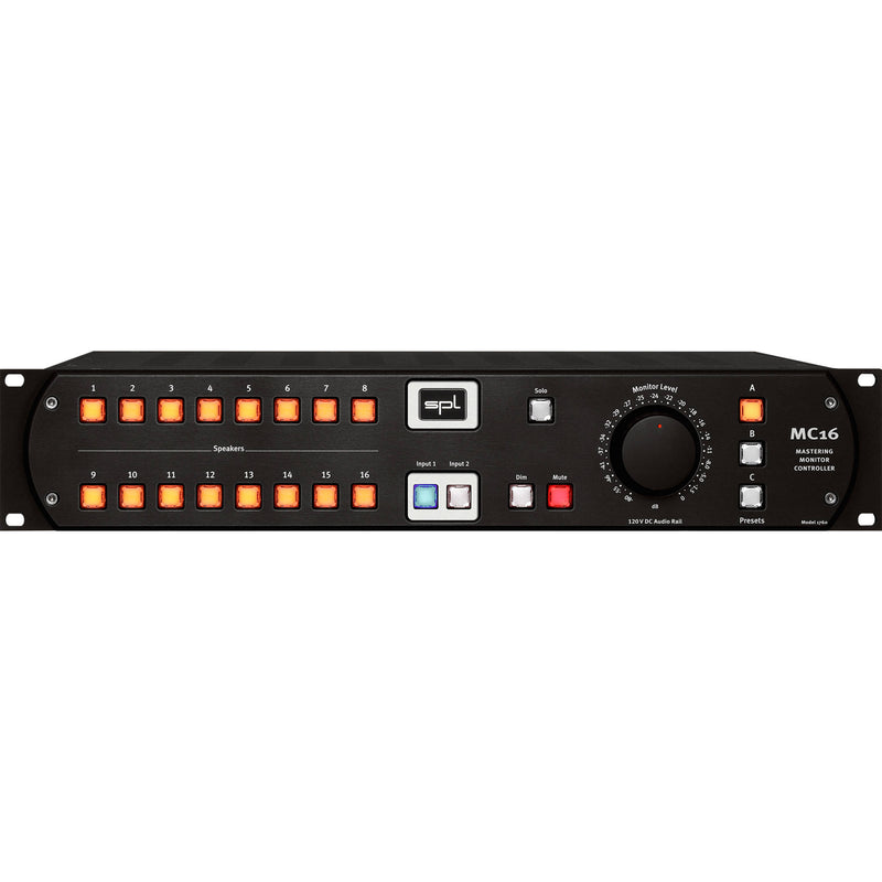 SPL Multi-Channel Mastering Monitor Controller (All Black)
