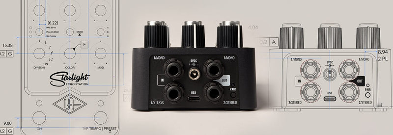 New Universal Audio UAFX Starlight Echo Station Stereo Delay Pedal - Free Stuff*