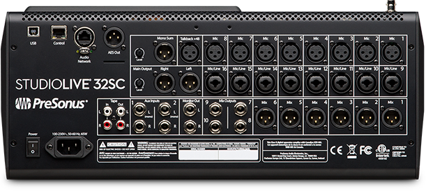 New PreSonus StudioLive 32SC Series III 32-Channel/22-Bus Digital Mixer/Recorder/Interface