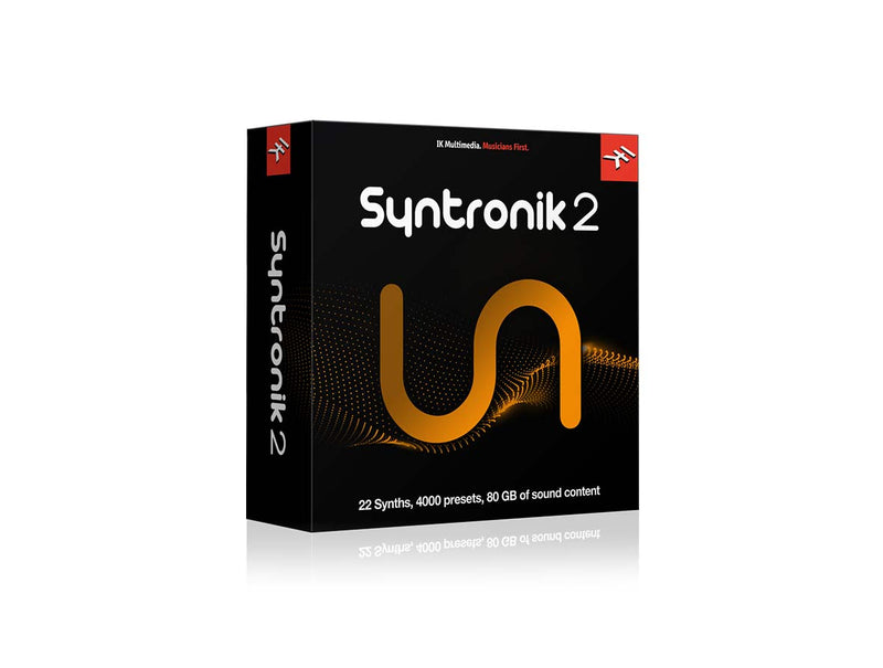 New Ik Multimedia Syntronik 2 - The “Full Version” with 22 synths, Over 4,000 Presets and 80 GB of Sound Content.(Download/Activation)