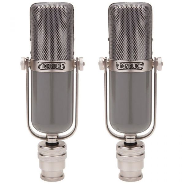 New Tonelux JC37-S Large Diaphragm Tube Condenser Microphone - Matched Stereo Pair