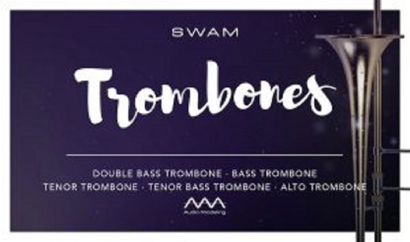 New Audio Modeling SWAM Solo Trombones - Virtual Instrument Software Bundle VST, VST3, AAX AU (Download/Activation Card)