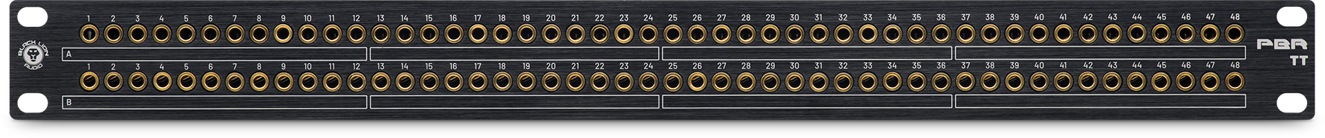 New Black Lion Audio PBR - TT PatchBay | 96-point TT Patchbay | PBR Series