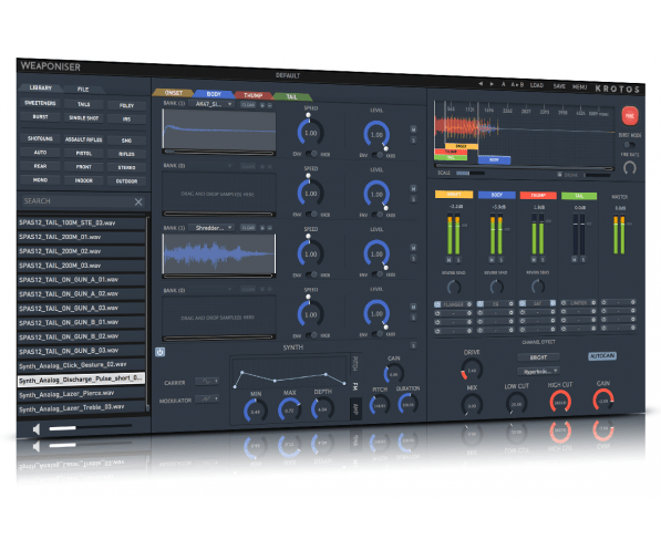 New Krotos Audio Weaponiser Fully Loaded Software (Download/Activation Card)